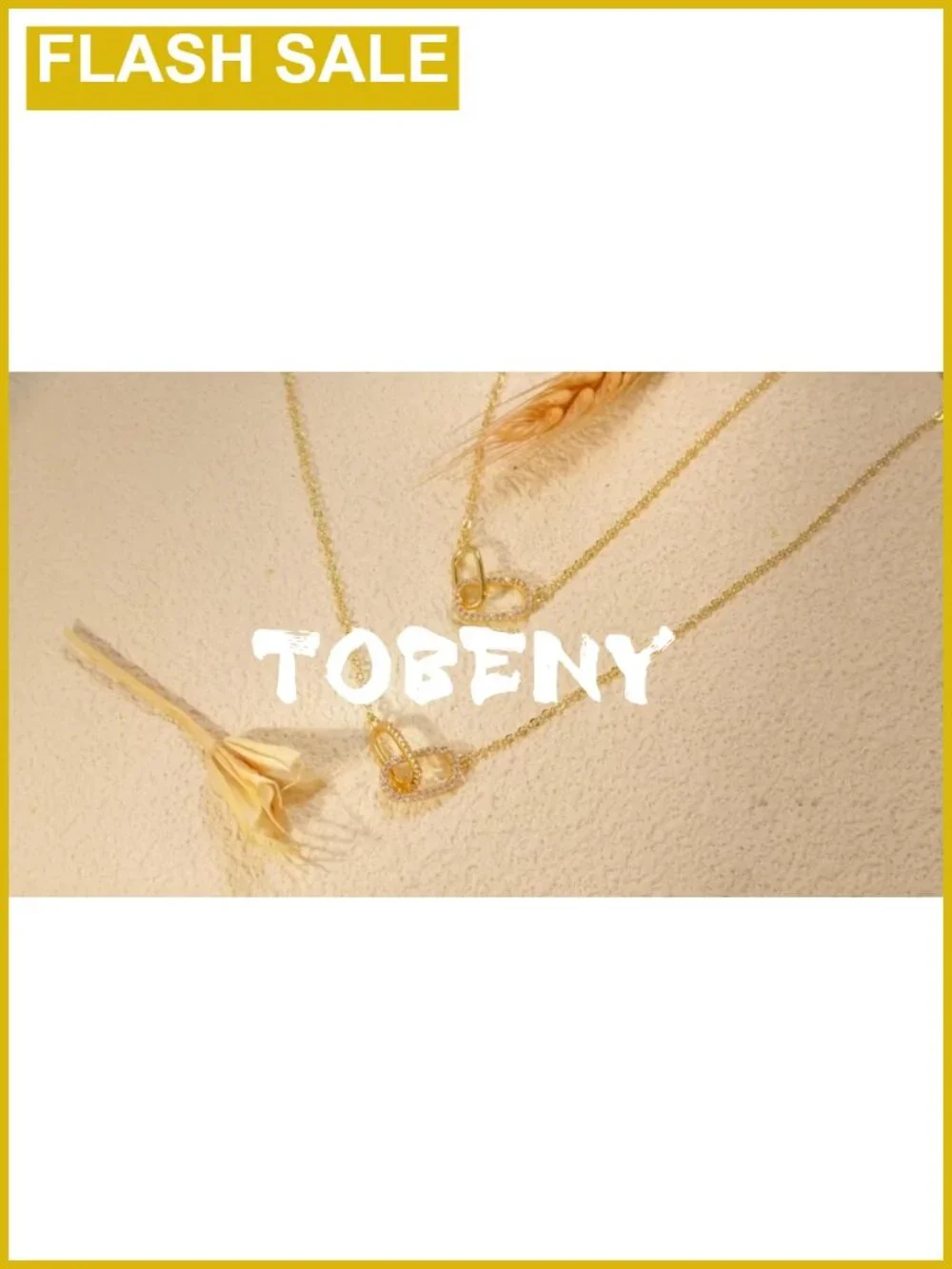 14k Gold Plated Paperclip Necklace with Lobster Clasp and 2.4 Inch Extension
